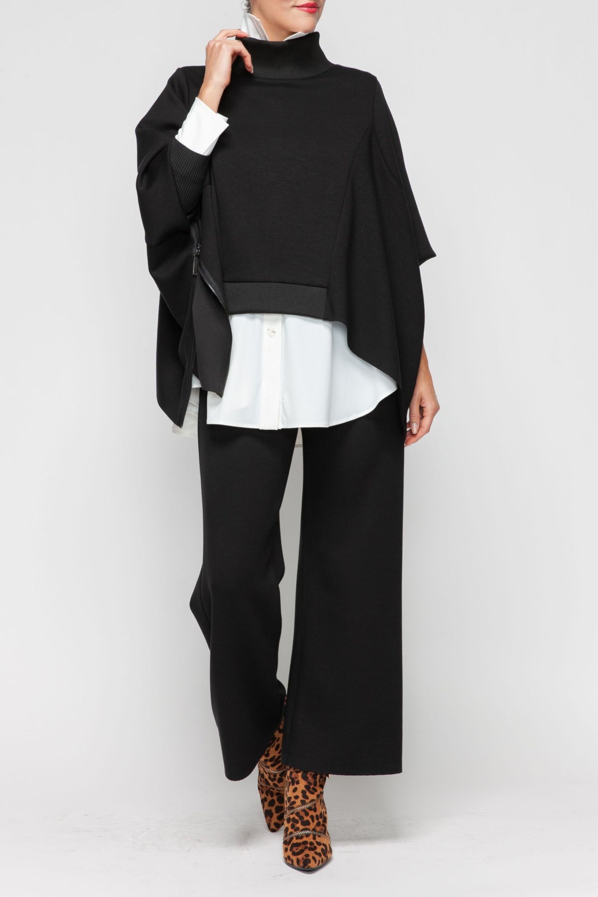 IC COLLECTION Top - 7136T - BLACK