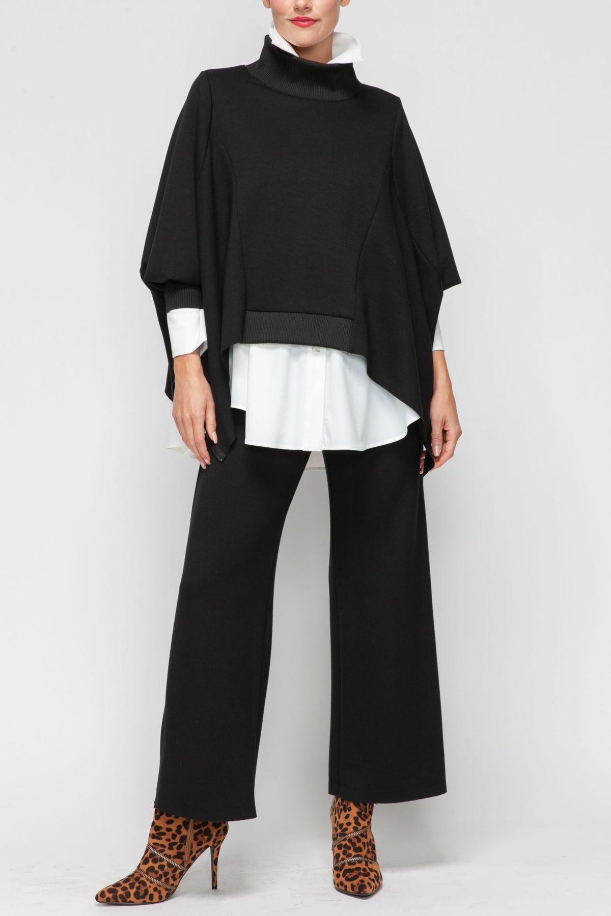 IC COLLECTION Top - 7136T - BLACK