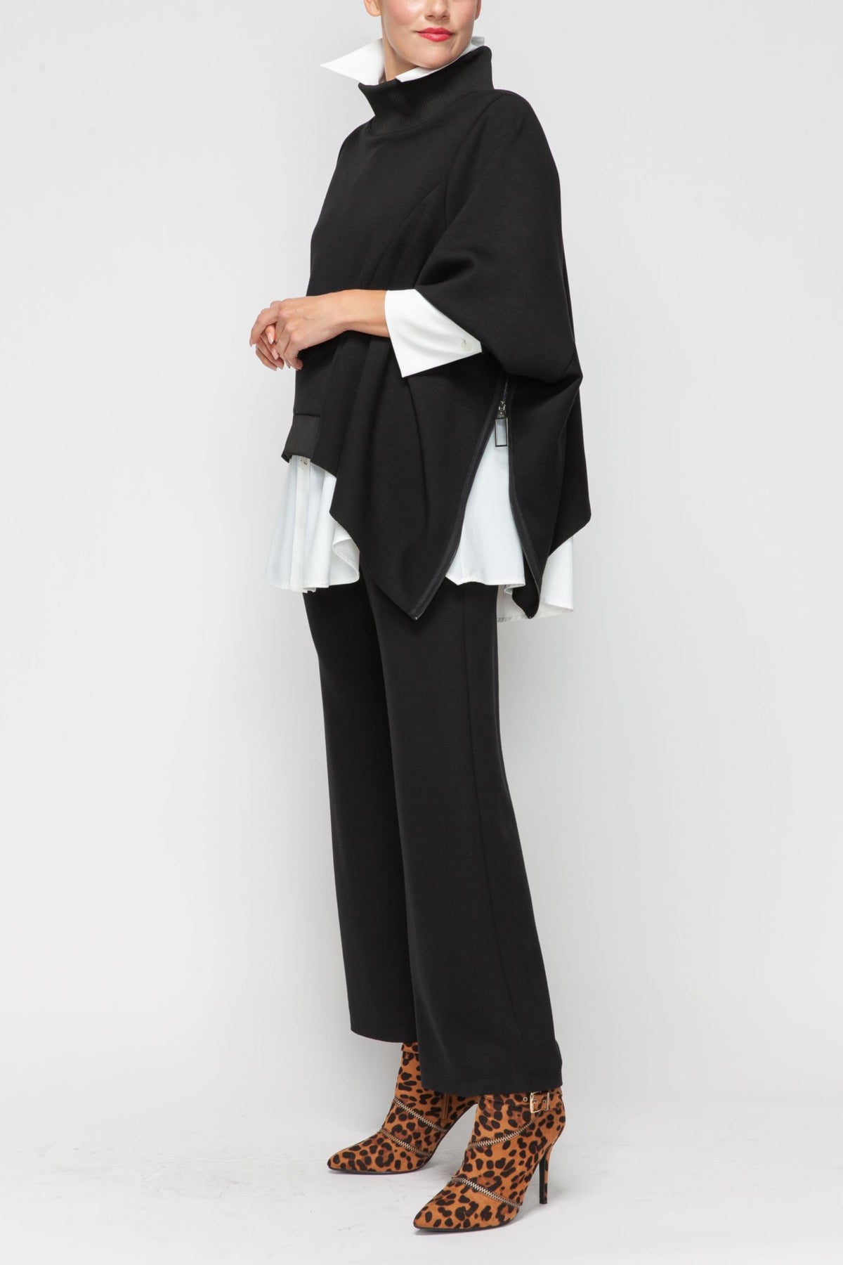 IC COLLECTION Top - 7136T - BLACK