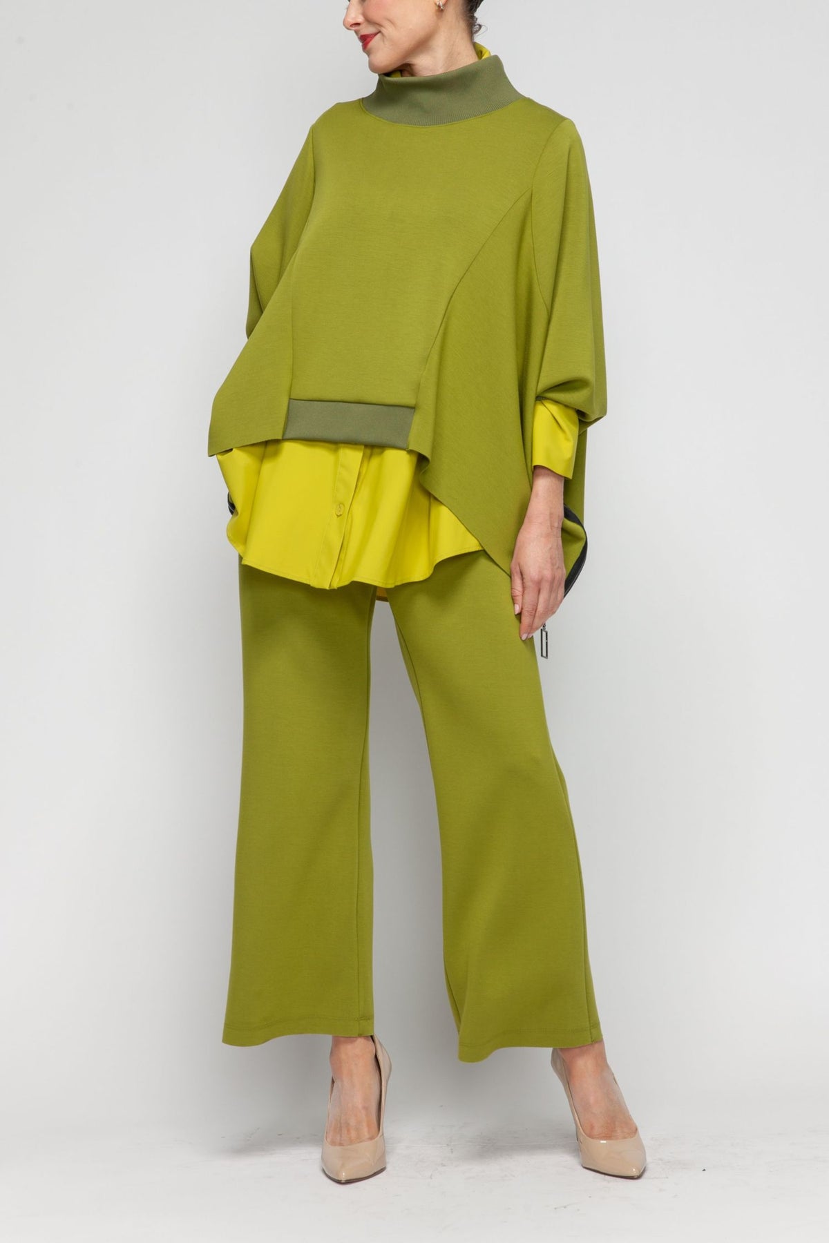 IC COLLECTION Top - 7136T - OLIVE