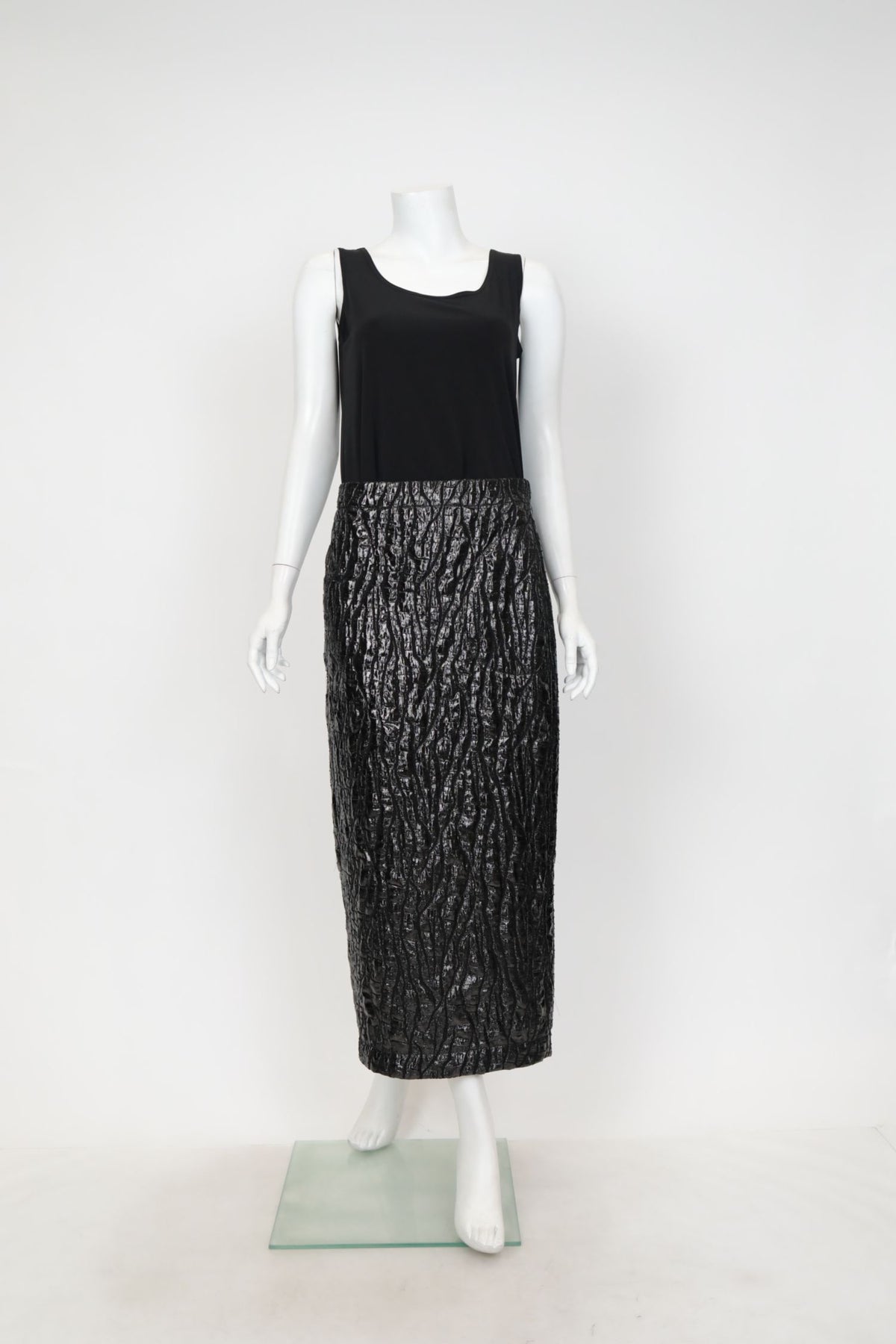 IC COLLECTION Skirt- 7137S - Black
