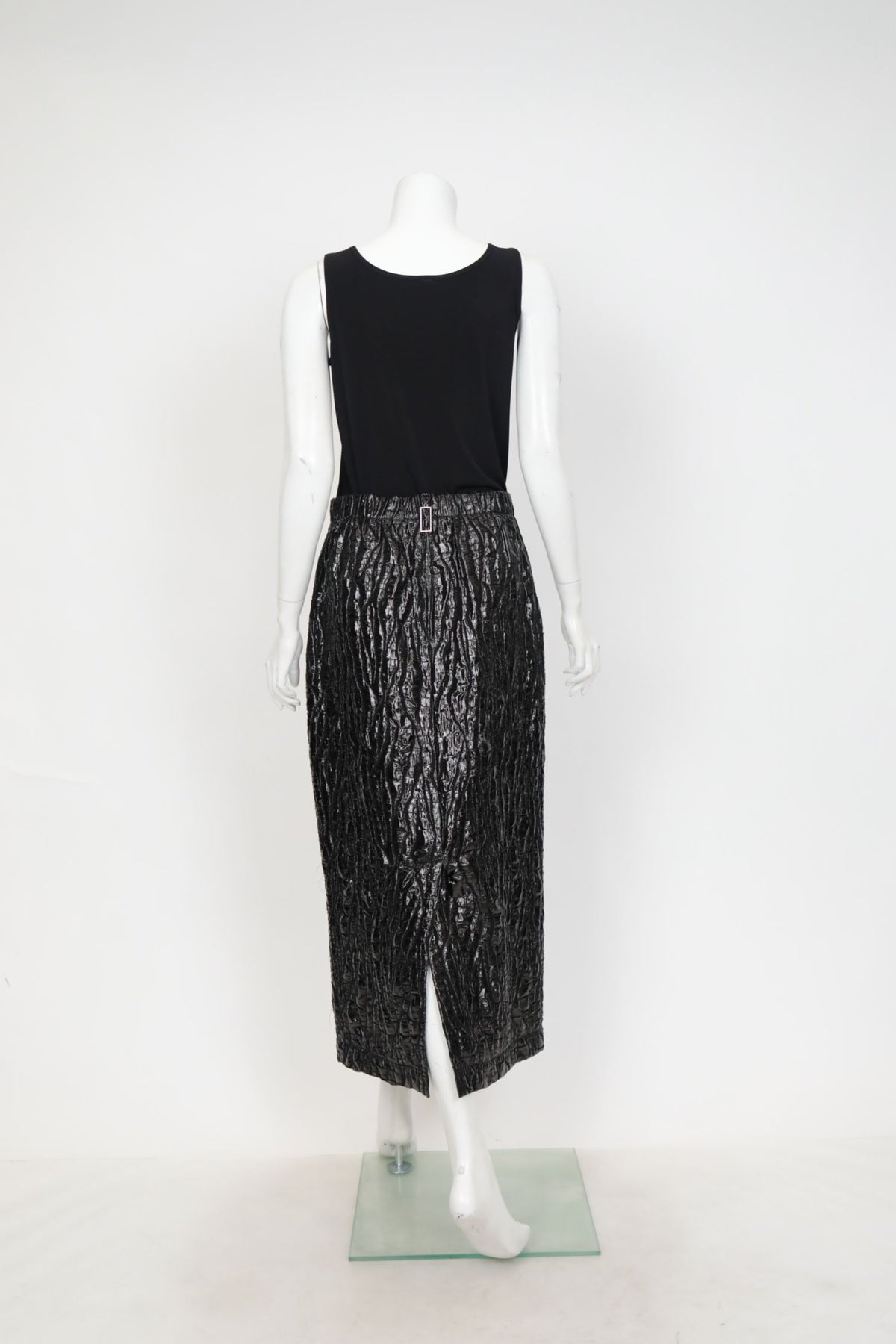 IC COLLECTION Skirt- 7137S - Black
