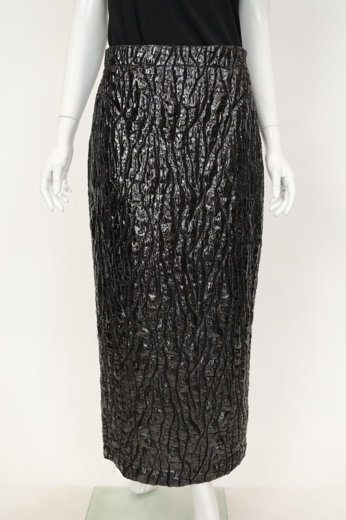 IC COLLECTION Skirt- 7137S - Black