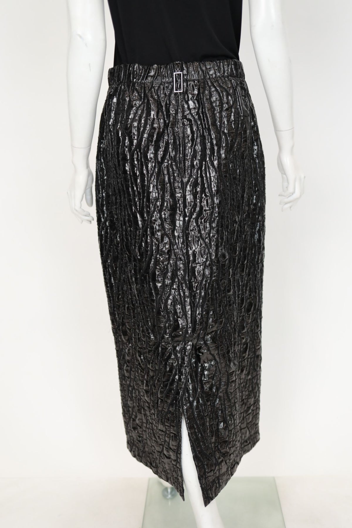 IC COLLECTION Skirt- 7137S - Black