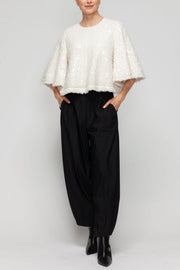 IC COLLECTION Top - 7138T - WHITE