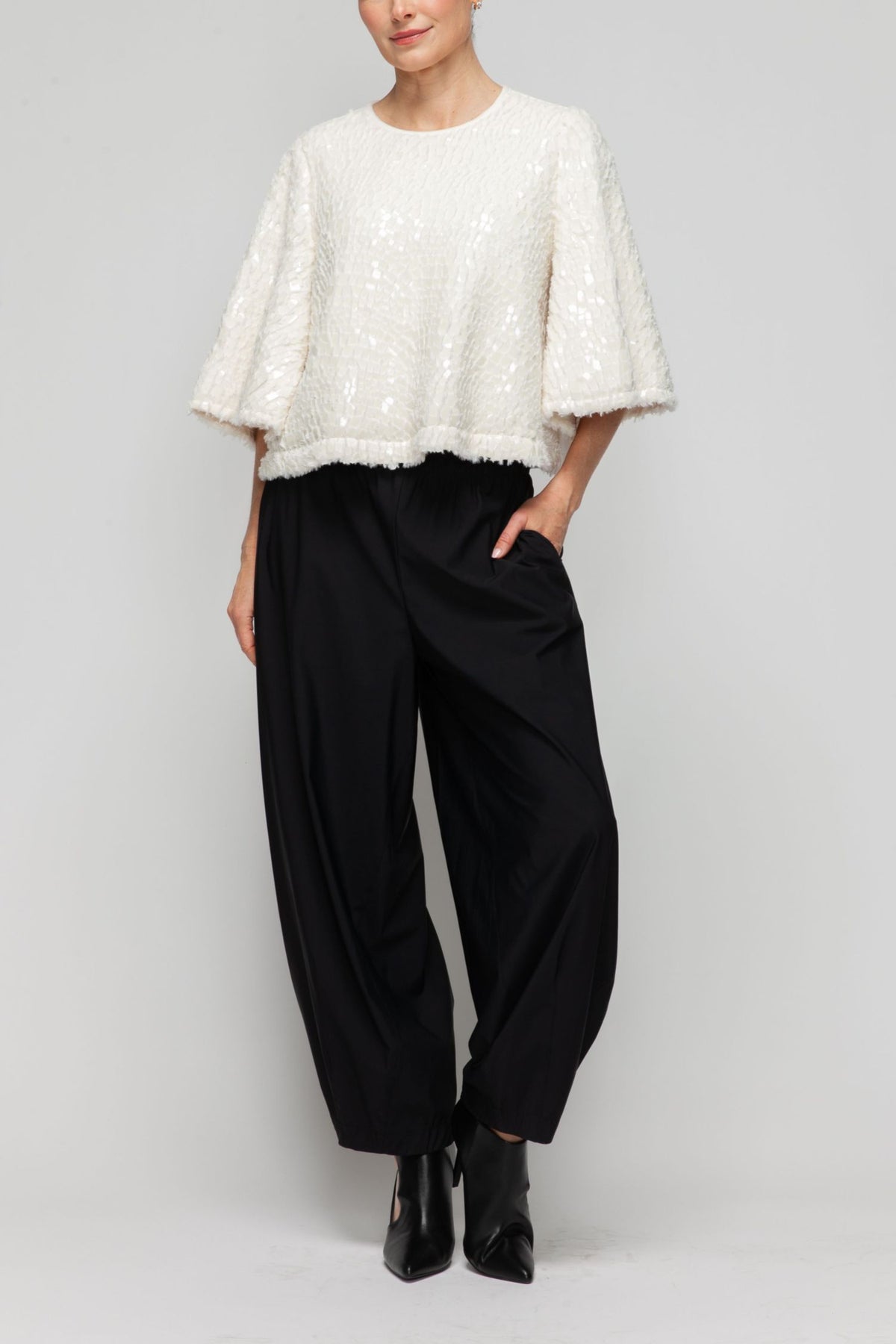 IC COLLECTION Top - 7138T - WHITE