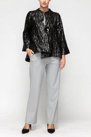 IC COLLECTION Jacket - 7141J - BLACK
