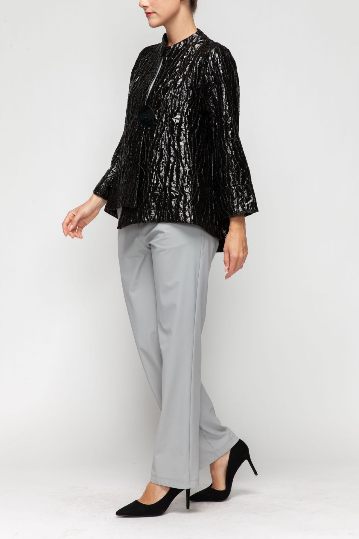 IC COLLECTION Jacket - 7141J - BLACK