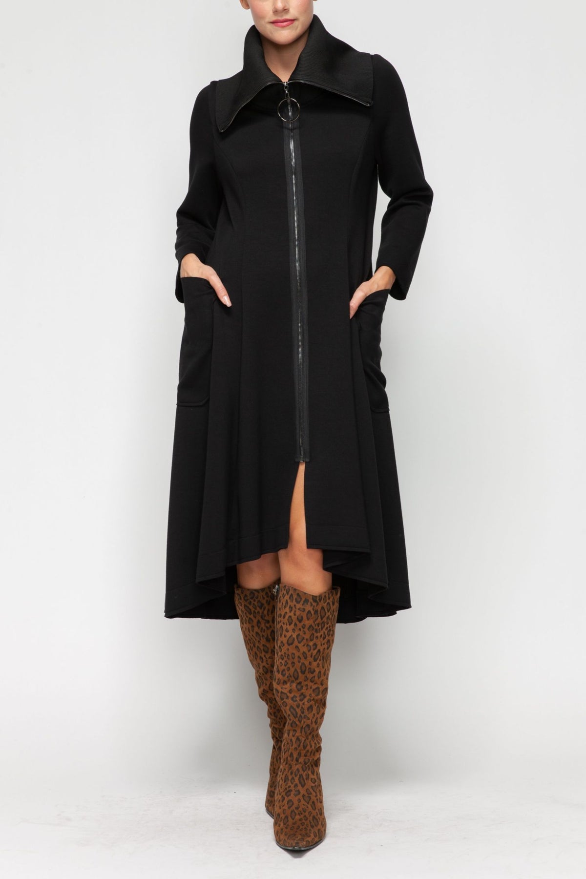 IC COLLECTION Jacket - 7142J - BLACK