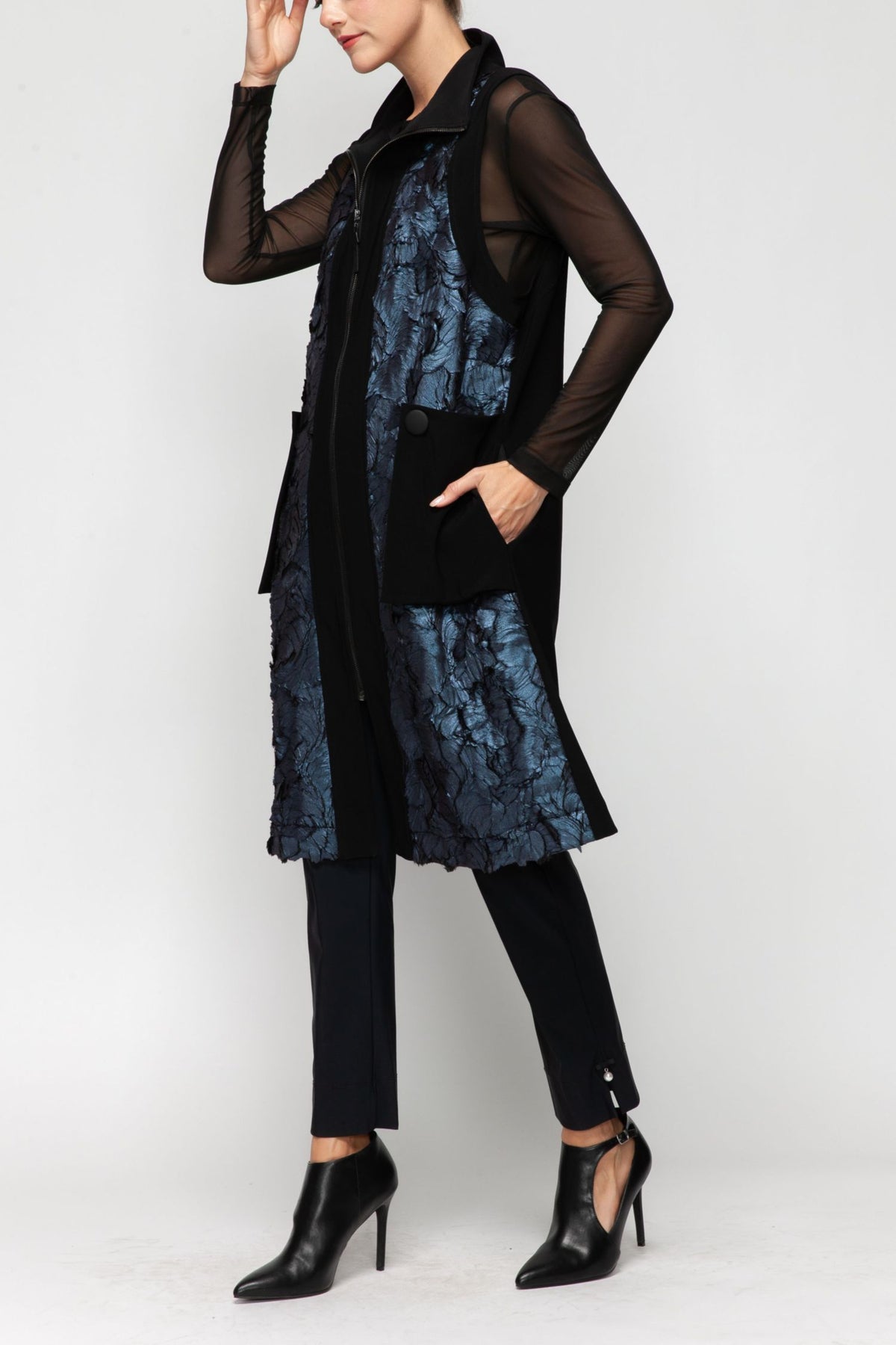 IC COLLECTION Vest - 7143V - BLUE