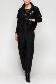 IC COLLECTION Vest - 7144V - BLACK