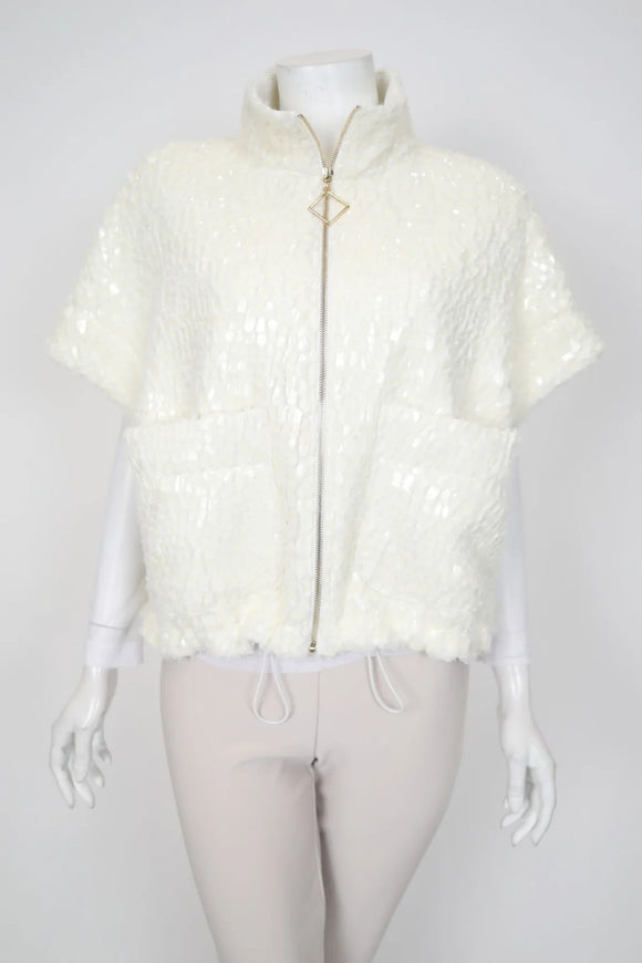 IC COLLECTION Vest - 7144V - WHITE
