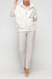 IC COLLECTION Vest - 7144V - WHITE