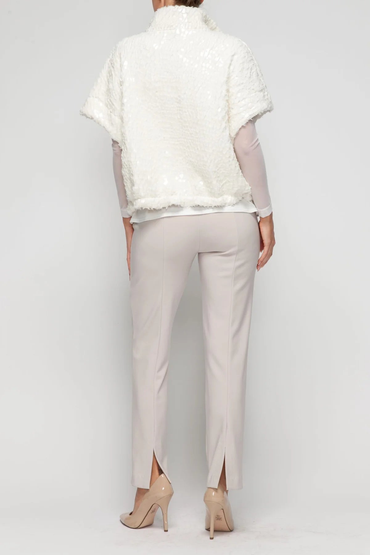 IC COLLECTION Vest - 7144V - WHITE