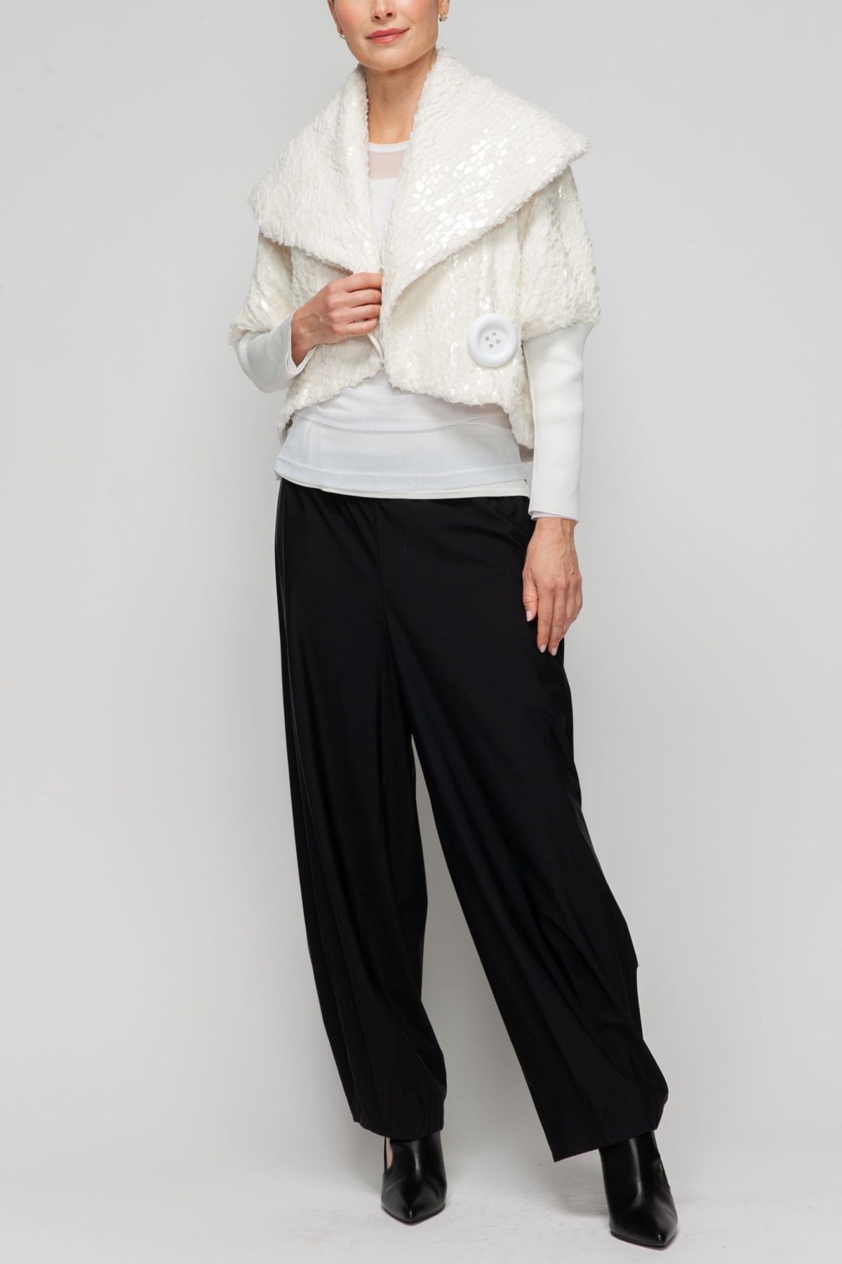 IC COLLECTION Jacket - 7145J - WHITE