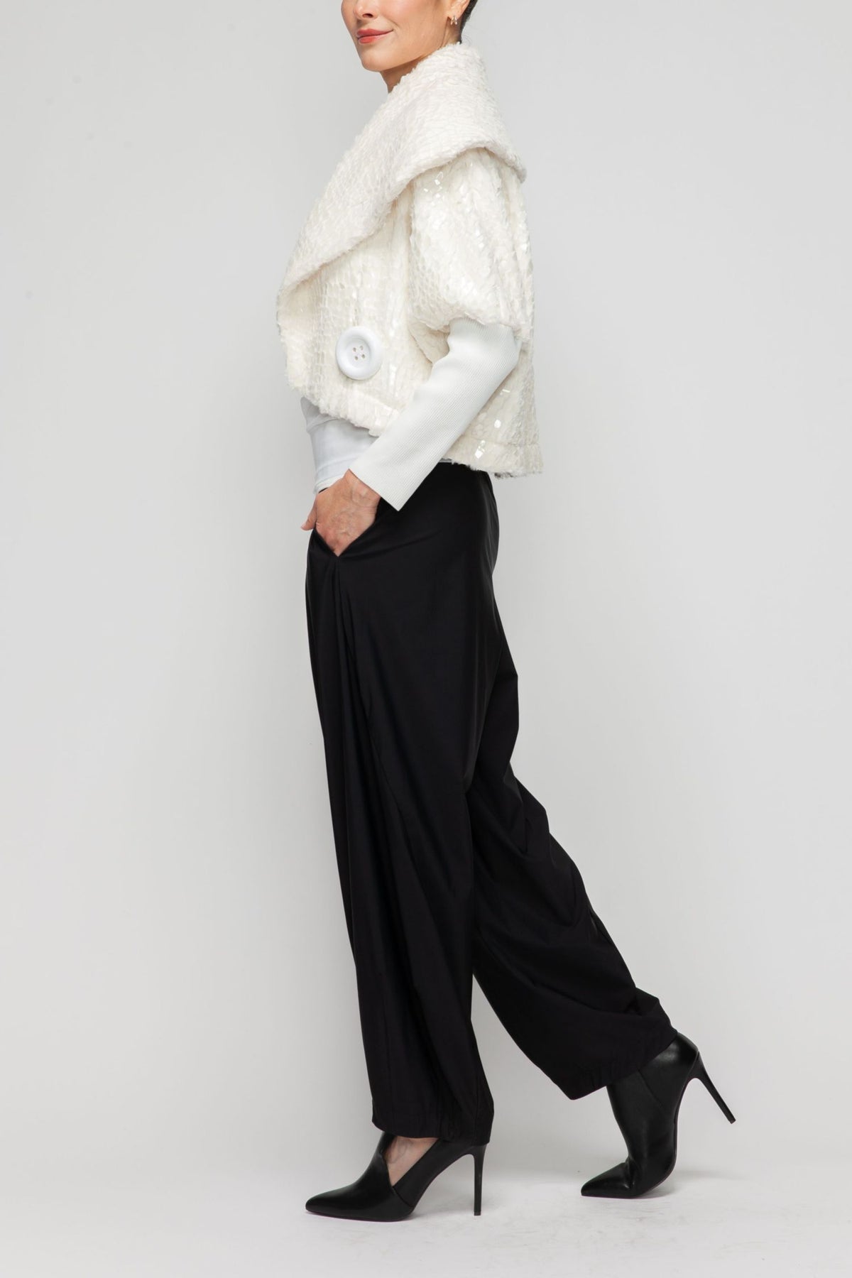 IC COLLECTION Jacket - 7145J - WHITE