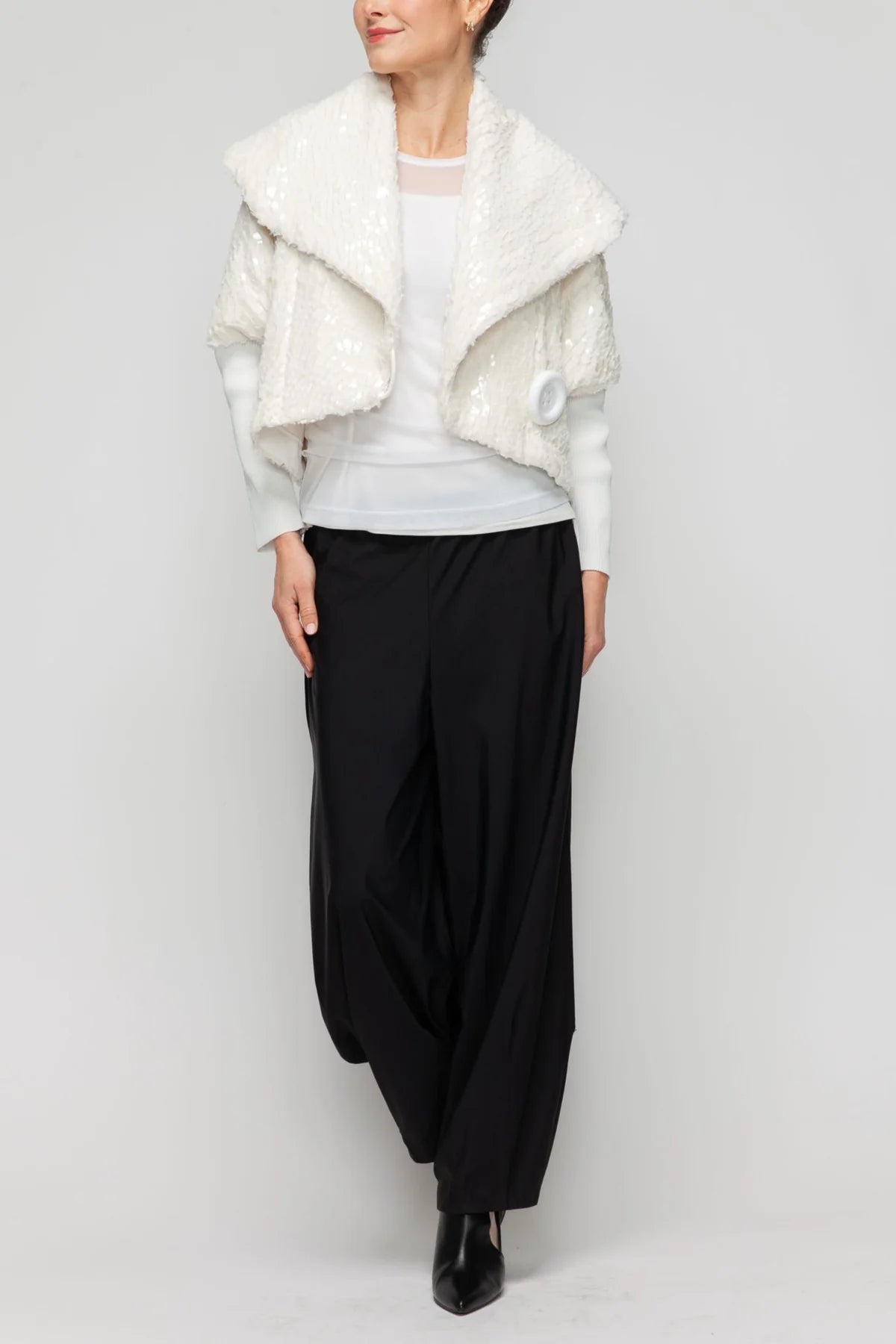 IC COLLECTION Jacket - 7145J - WHITE