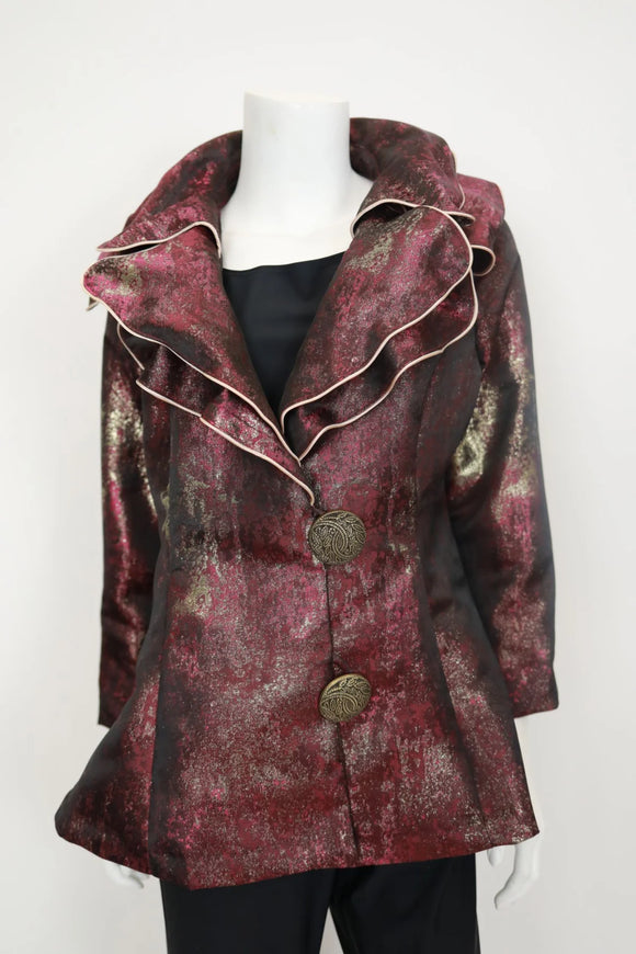 IC COLLECTION Jacket - 7155J - WINE