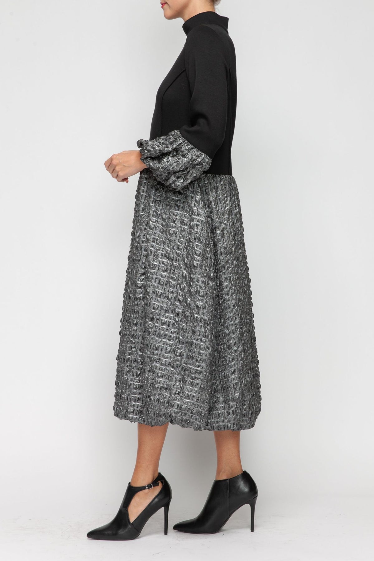 IC COLLECTION Dress - 7159D - SILVER