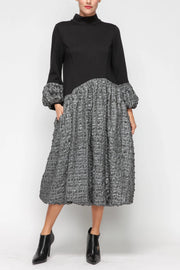 IC COLLECTION Dress - 7159D - SILVER