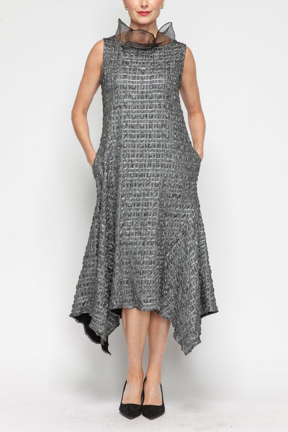 IC COLLECTION Dress - 7160D - SILVER