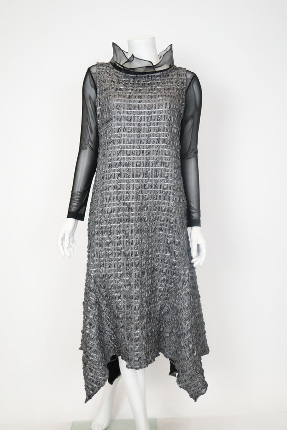 IC COLLECTION Dress - 7160D - SILVER