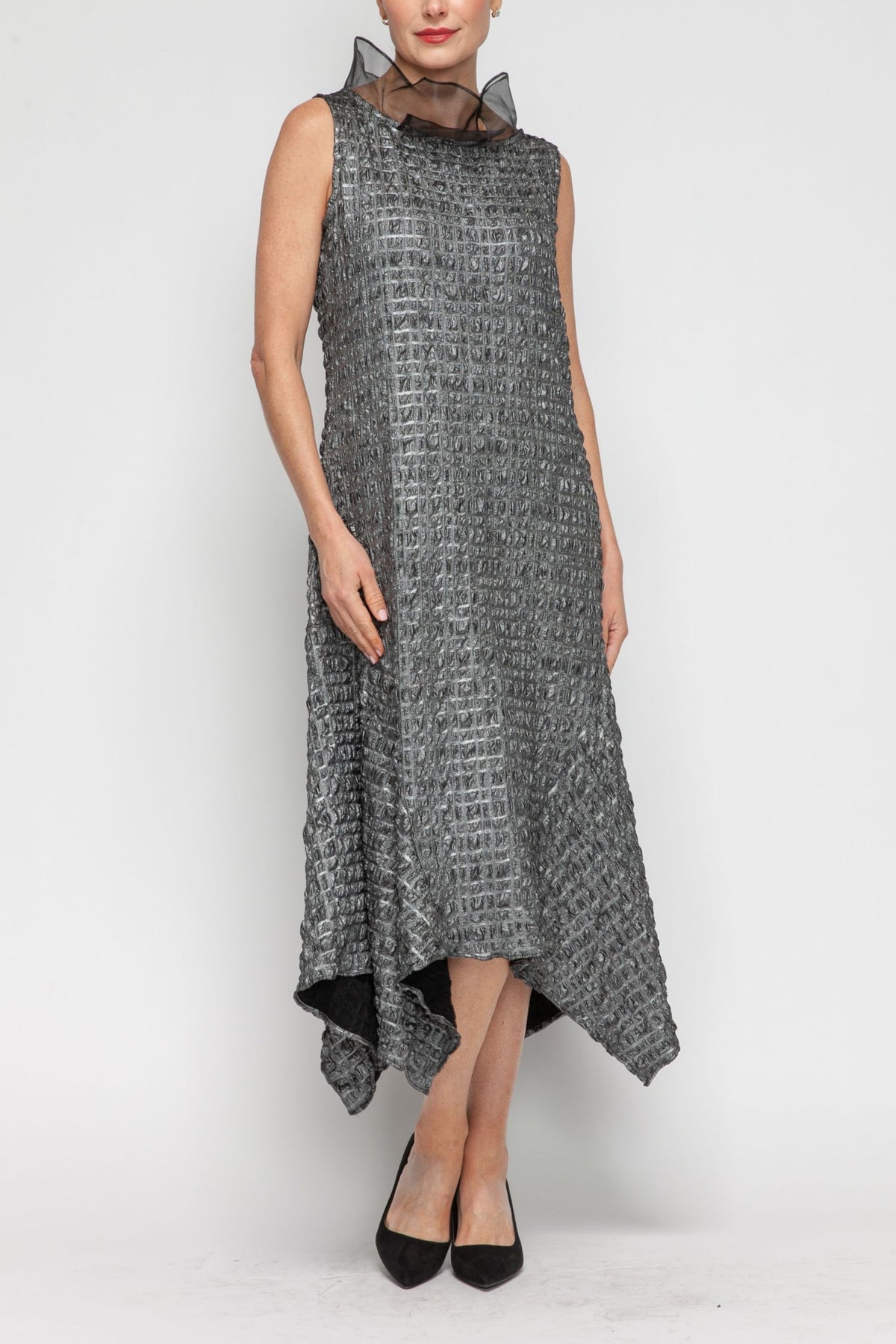 IC COLLECTION Dress - 7160D - SILVER