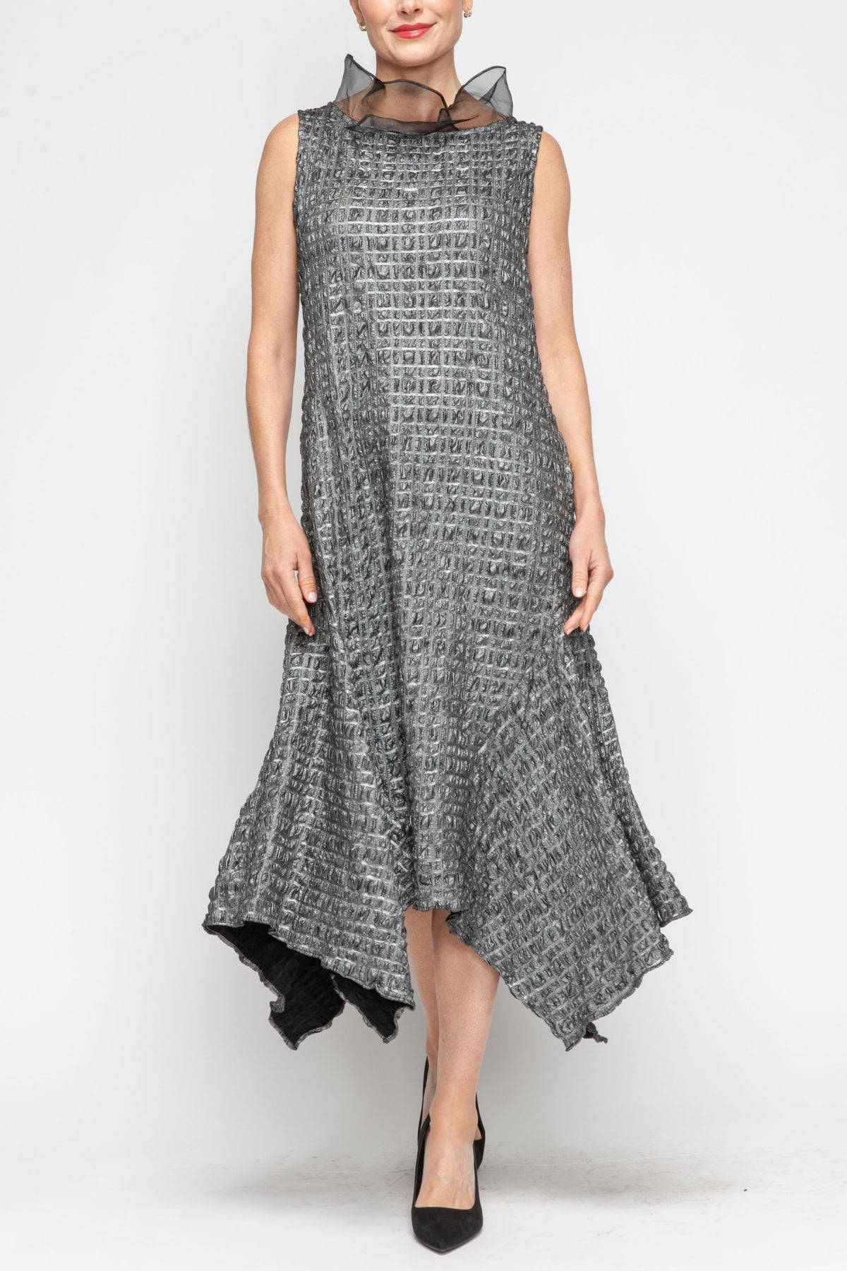 IC COLLECTION Dress - 7160D - SILVER