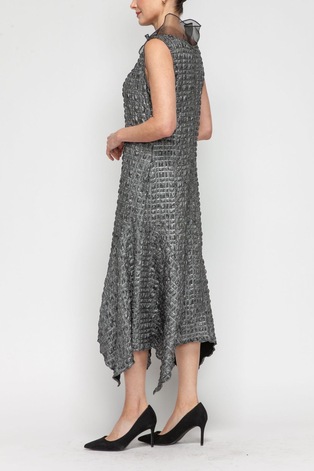 IC COLLECTION Dress - 7160D - SILVER