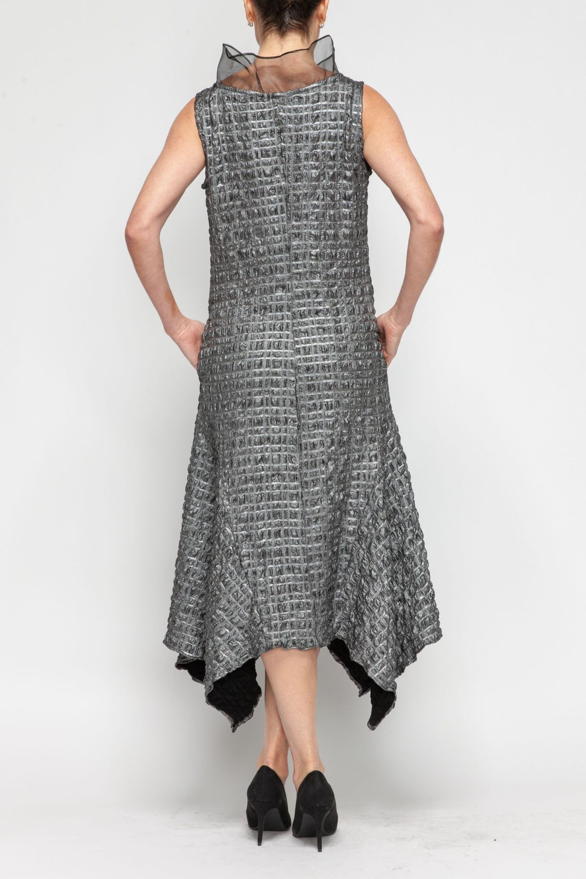 IC COLLECTION Dress - 7160D - SILVER