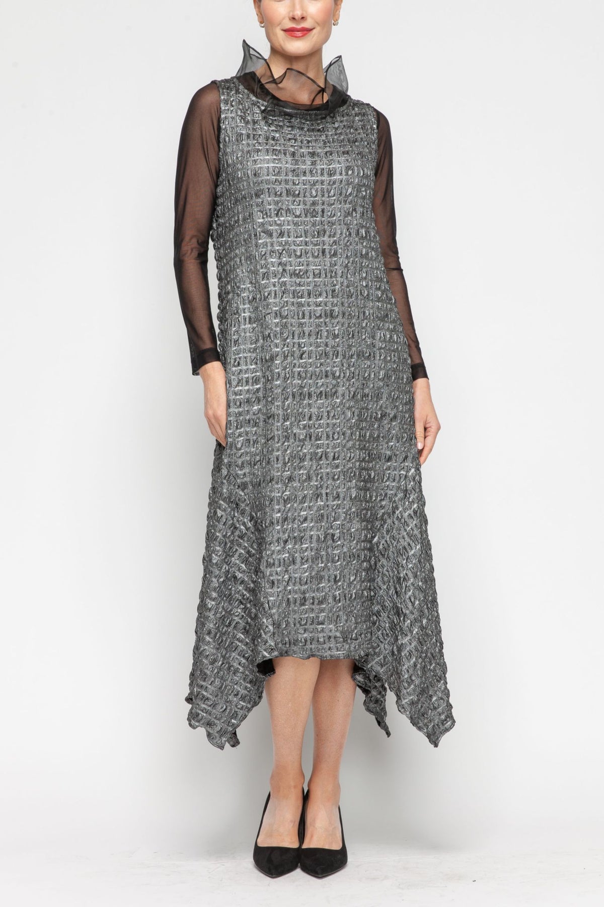 IC COLLECTION Dress - 7160D - SILVER