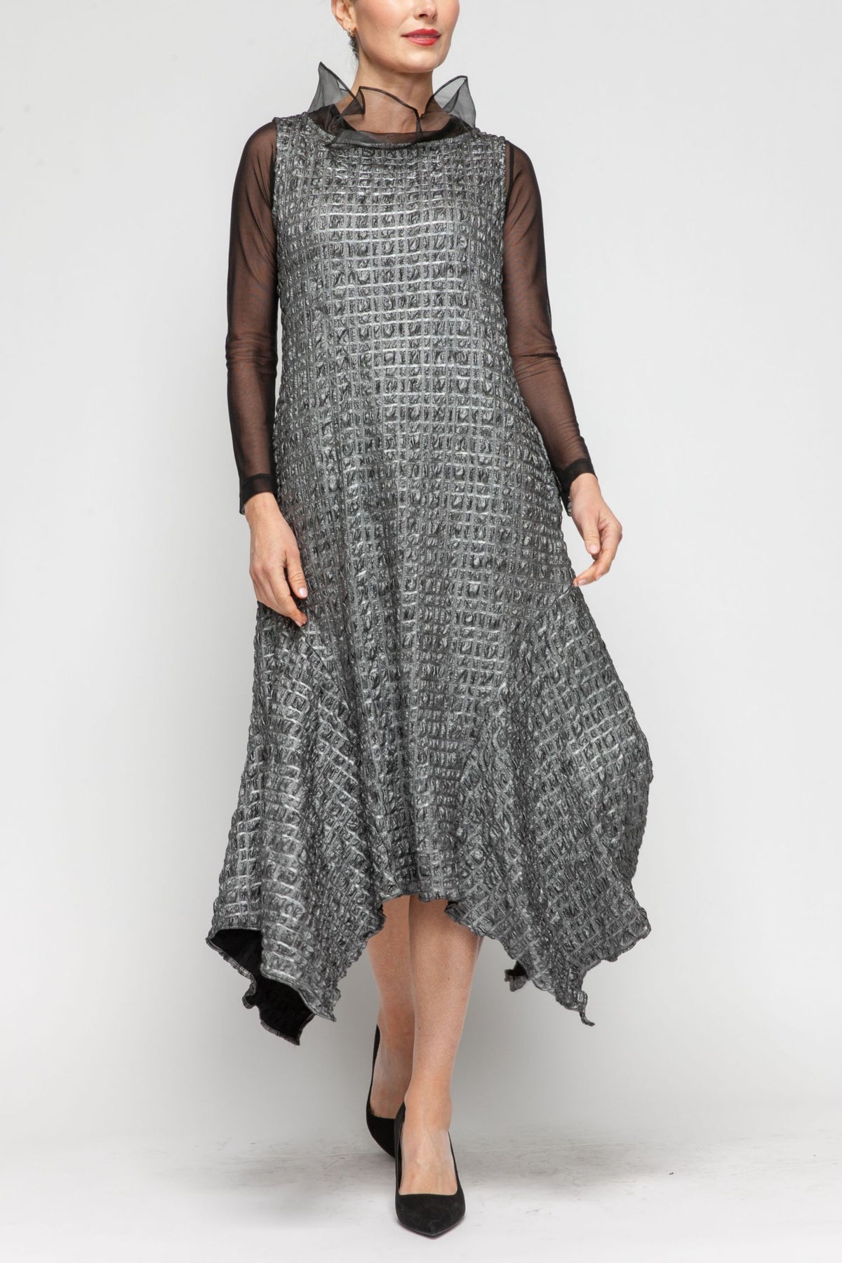 IC COLLECTION Dress - 7160D - SILVER