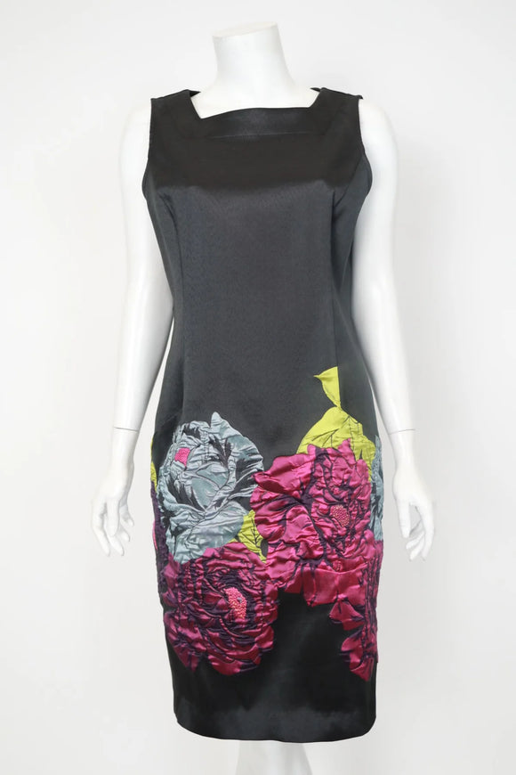 IC COLLECTION Dress - 7165D - BLACK