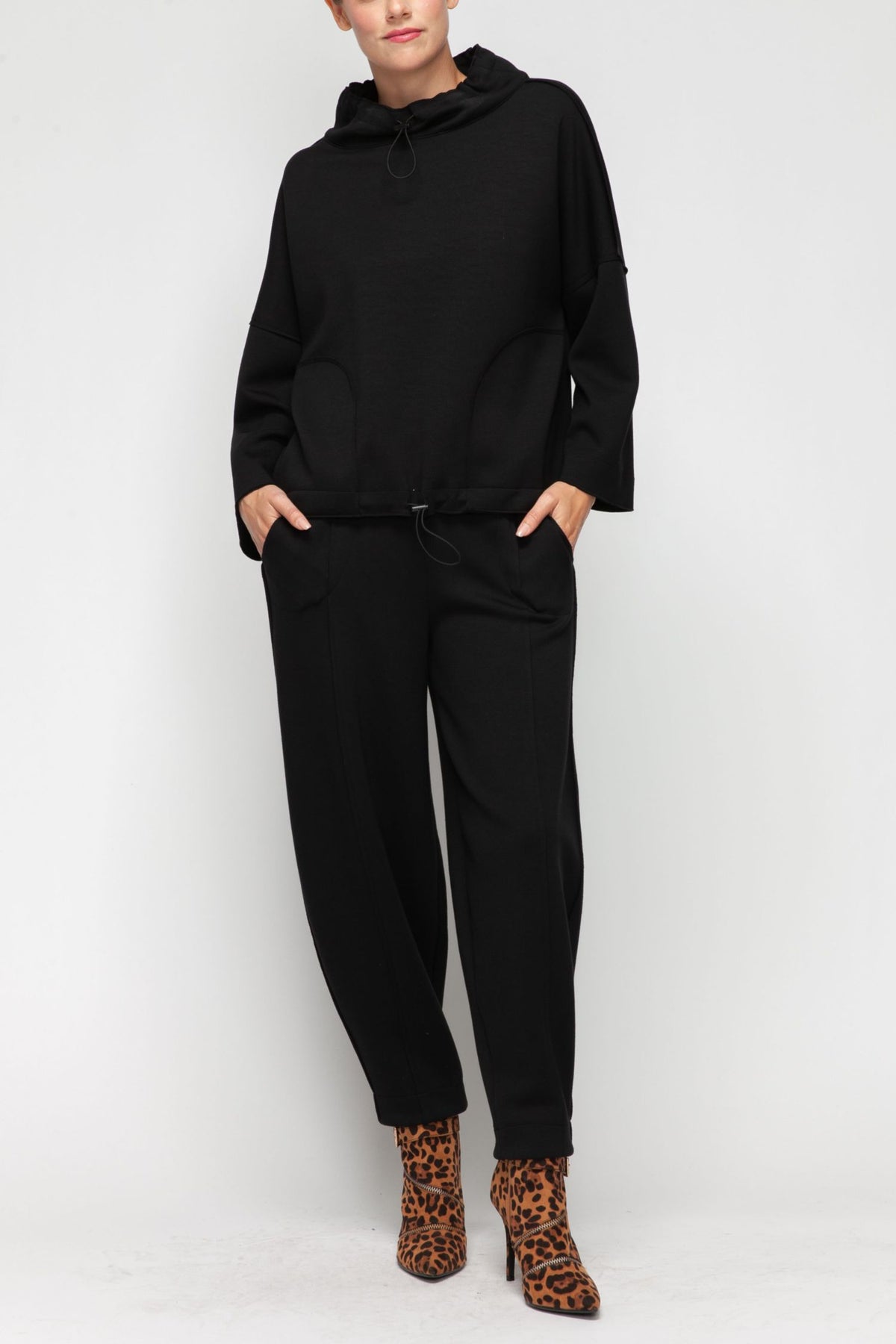 IC COLLECTION Top - 7169T - BLACK