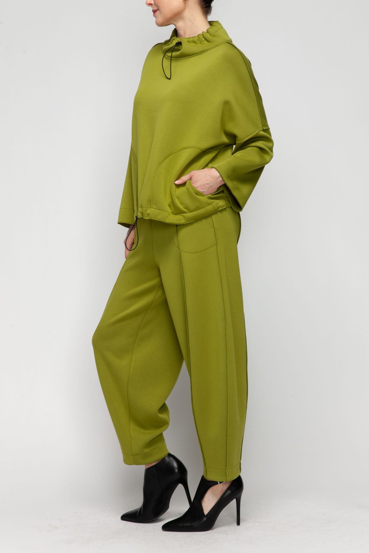 IC COLLECTION Top - 7169T - OLIVE