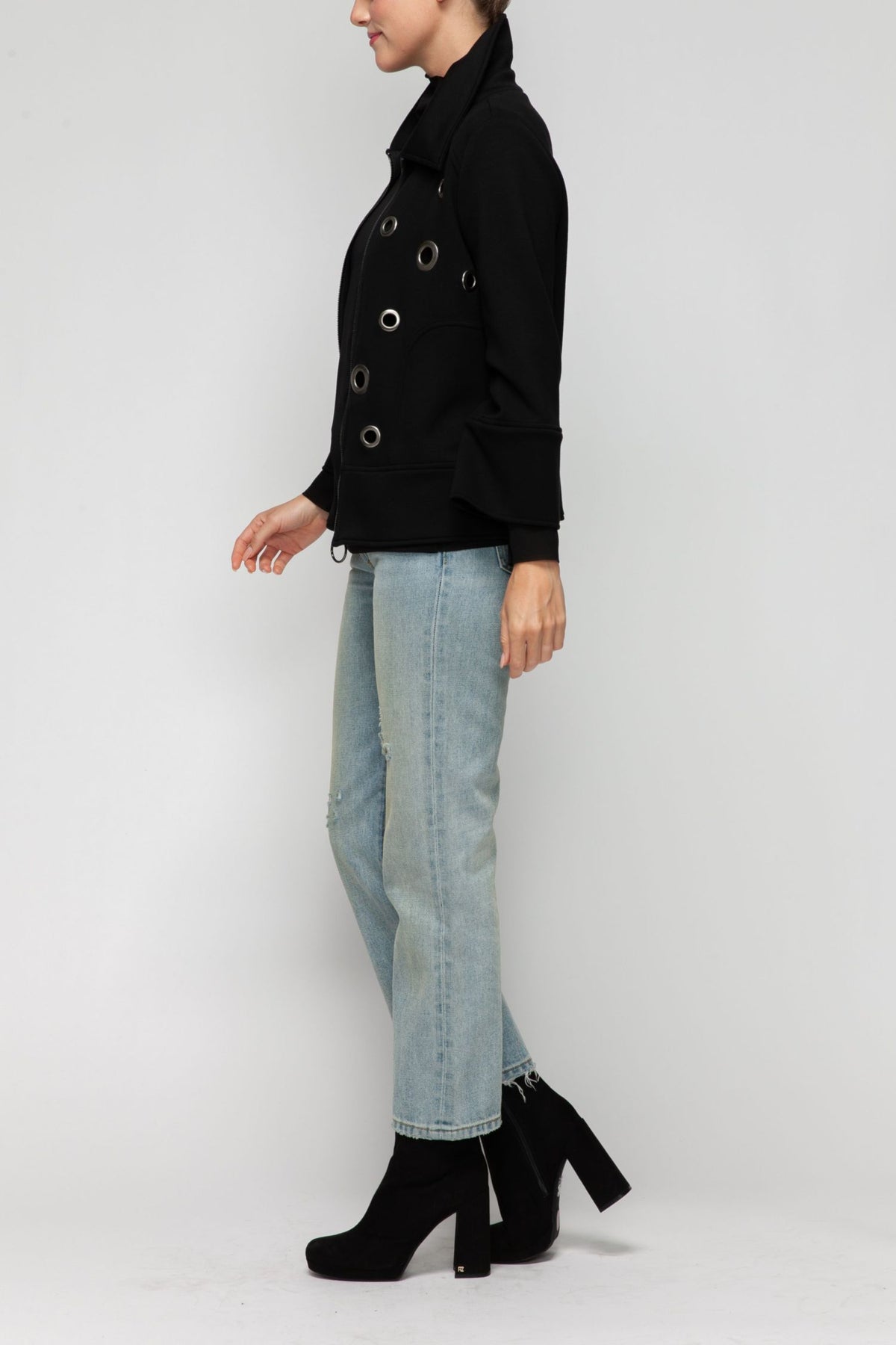 IC COLLECTION Jacket - 7170J - BLACK