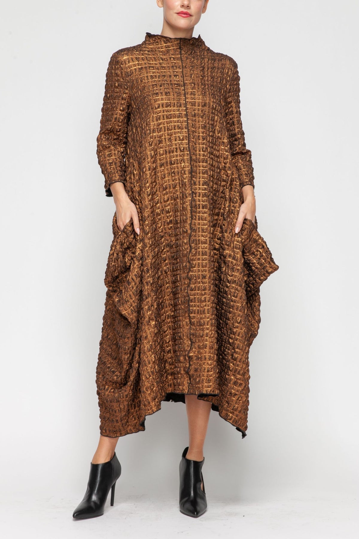 IC COLLECTION Dress - 7172D - SILVER (NOT COPPER)