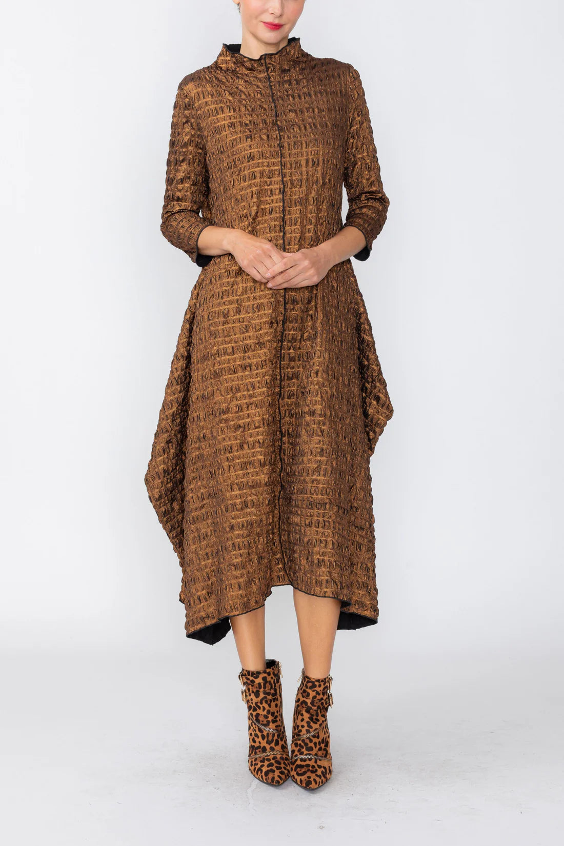 IC COLLECTION Dress - 7172D - COPPER