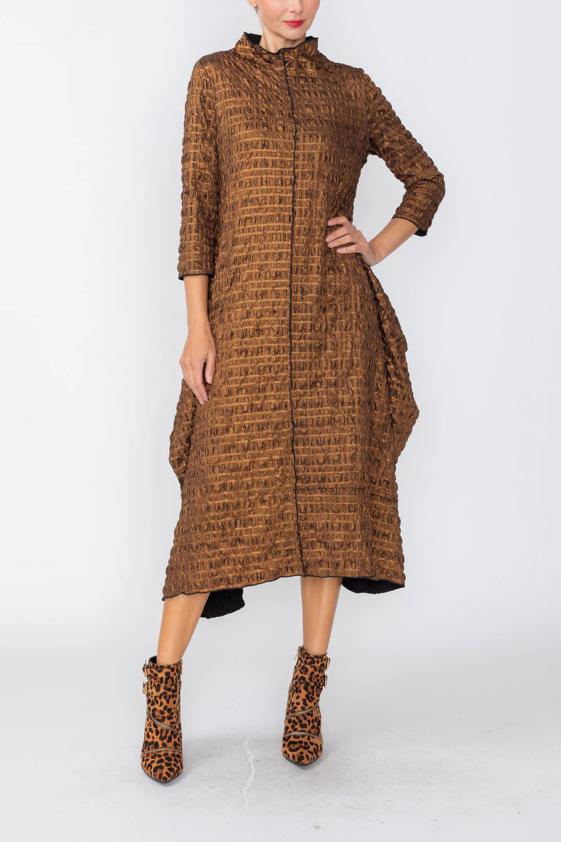 IC COLLECTION Dress - 7172D - COPPER