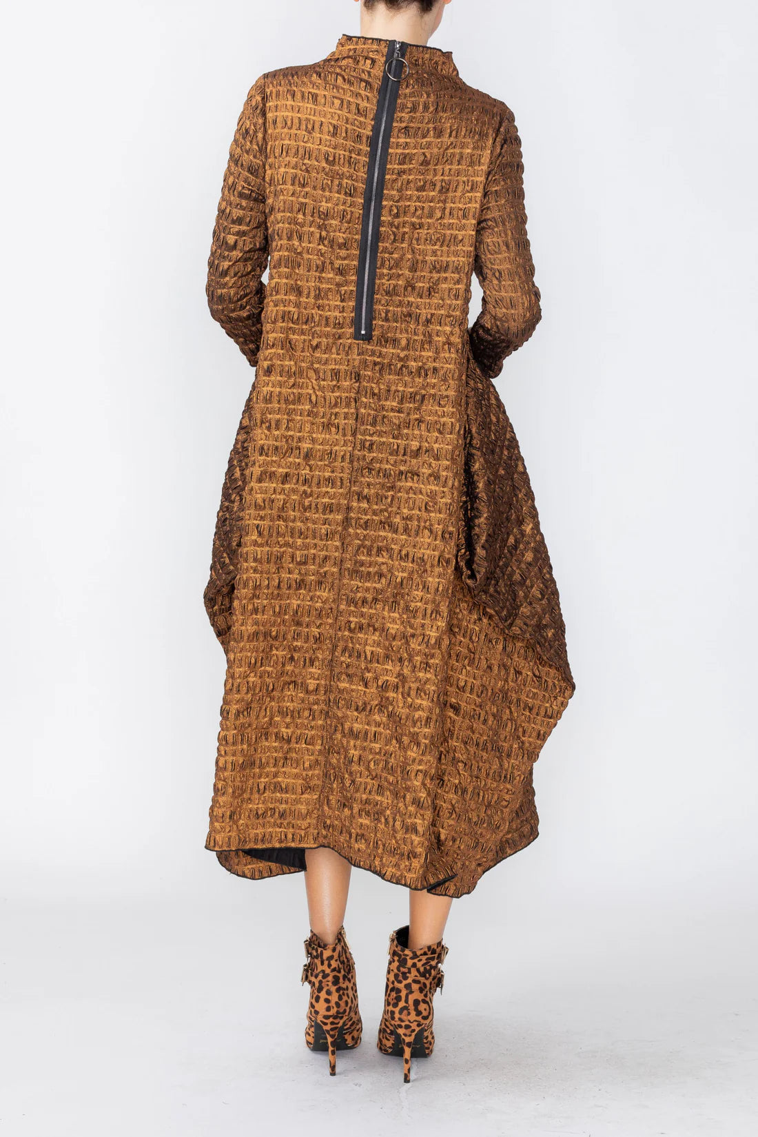 IC COLLECTION Dress - 7172D - COPPER