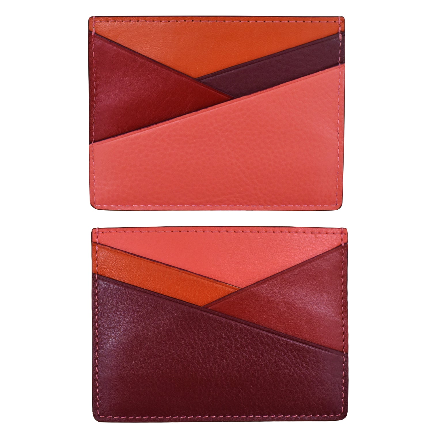ili New York - ASYMMETRIC CARD CASE - 7173 - Autumn Multi