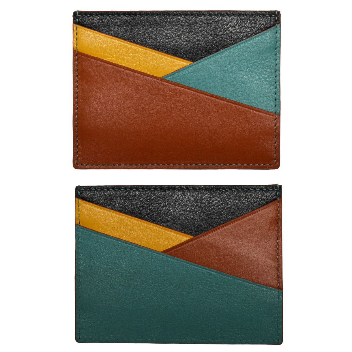 ili New York - ASYMMETRIC CARD CASE - 7173 - Canyon Spice