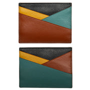 ili New York - ASYMMETRIC CARD CASE - 7173 - Canyon Spice