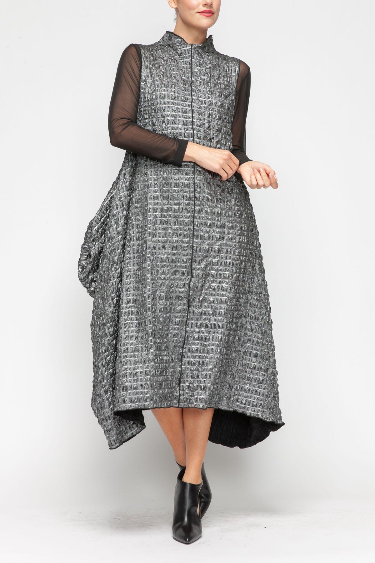 IC COLLECTION Dress - 7173D - SILVER