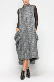 IC COLLECTION Dress - 7173D - SILVER