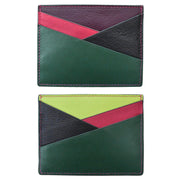 ili New York - ASYMMETRIC CARD CASE - 7173 - Forest Multi