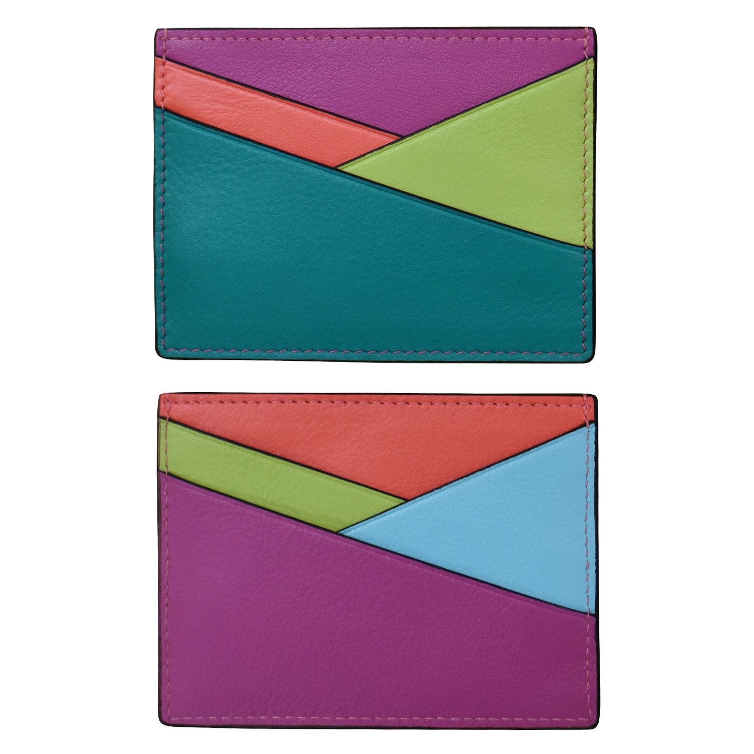 ili New York - ASYMMETRIC CARD CASE - 7173 - Paradise Multi