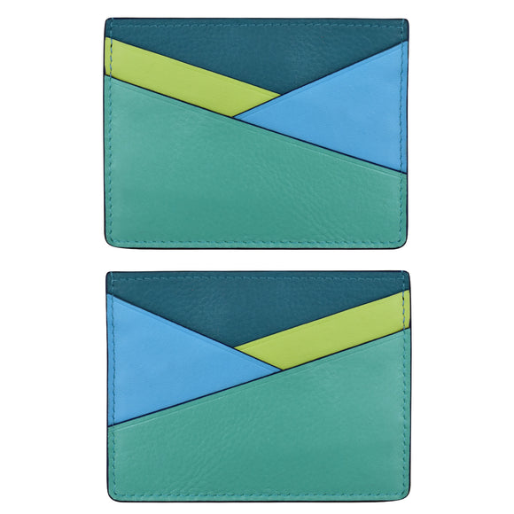 ili New York - ASYMMETRIC CARD CASE - 7173 - Serenity Multi