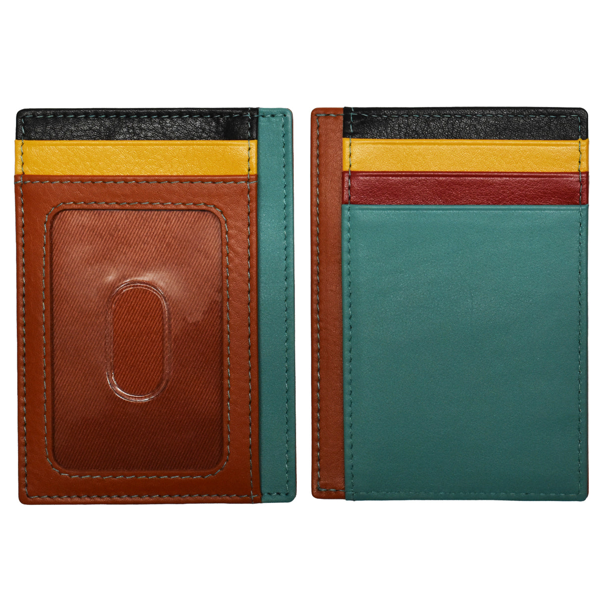 ili New York - POCKET I.D. CARD CASE - 7176 - Canyon Spice