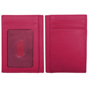 ili New York - POCKET I.D. CARD CASE - 7176 - Indian Pink